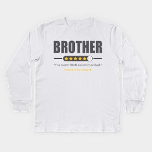 Five Stars Brother Kids Long Sleeve T-Shirt